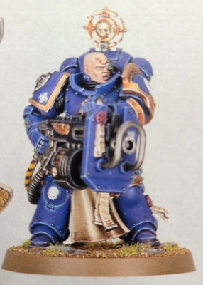 Heavy Bolter Veteran from Space Marines Company Heroes Warhammer 40K