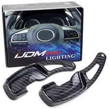 Twill-Weave "Carbon" Large Steering Wheel Paddle Shifter For Lexus GS350 RX350