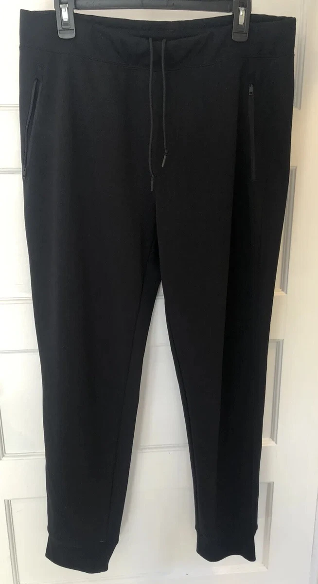 Uniqlo Men’s XL Black Sweatpants Poly/Cotton