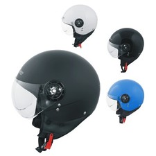Scooter Moto Casco Jet Demi Omologato ECE 22-06 Visiera Avio