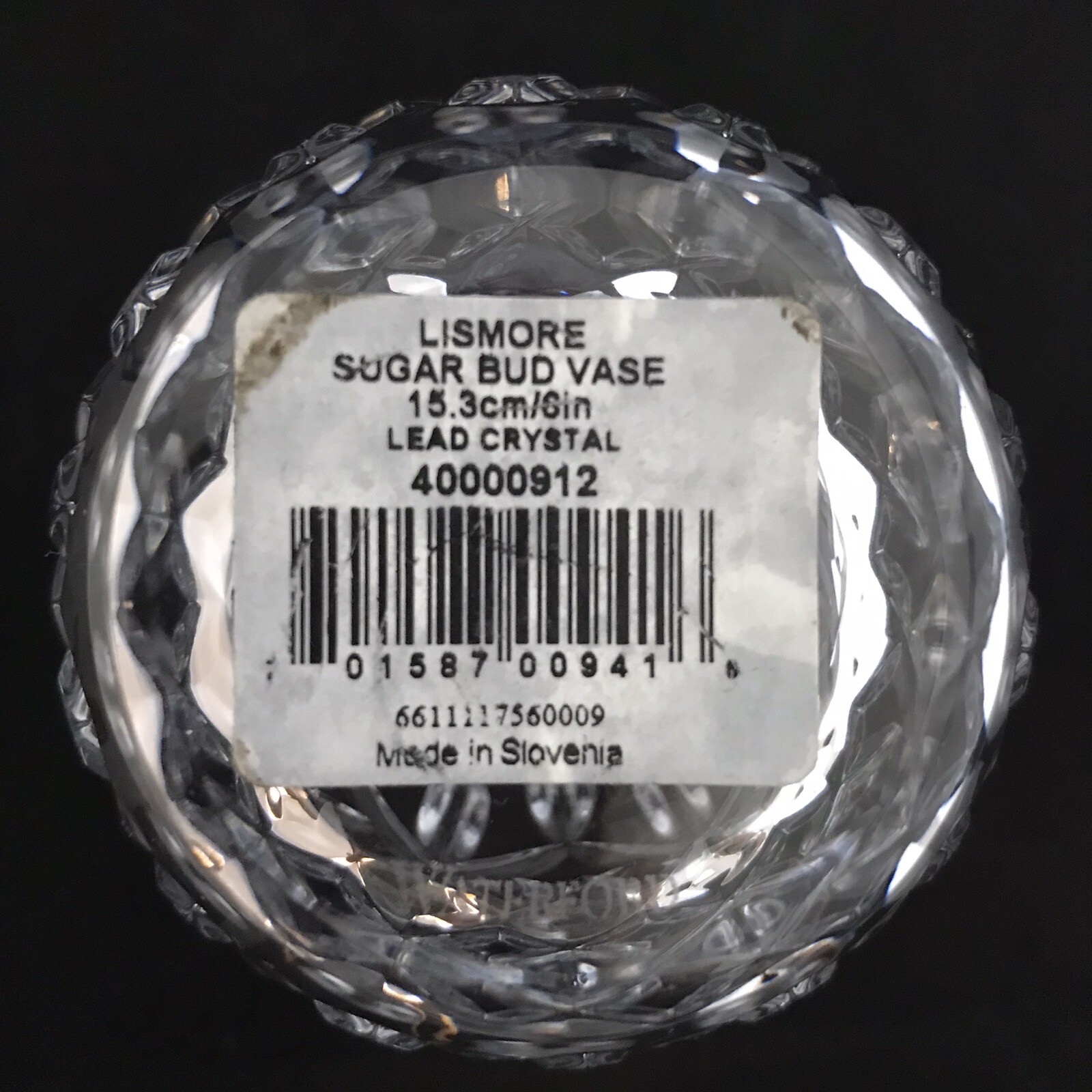 Waterford Crystal Giftology Lismore Sugar Bud 6” Vase 164170 eBay