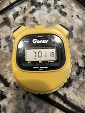 Vintage Rare Cronus Digital Water Resistant Survivor Series Stop Watch