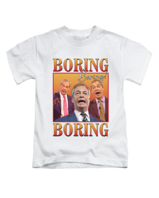 Nigel Farage Langweilig Erwachsene T-Shirt Lustig Meme Tee Oberteil Neu