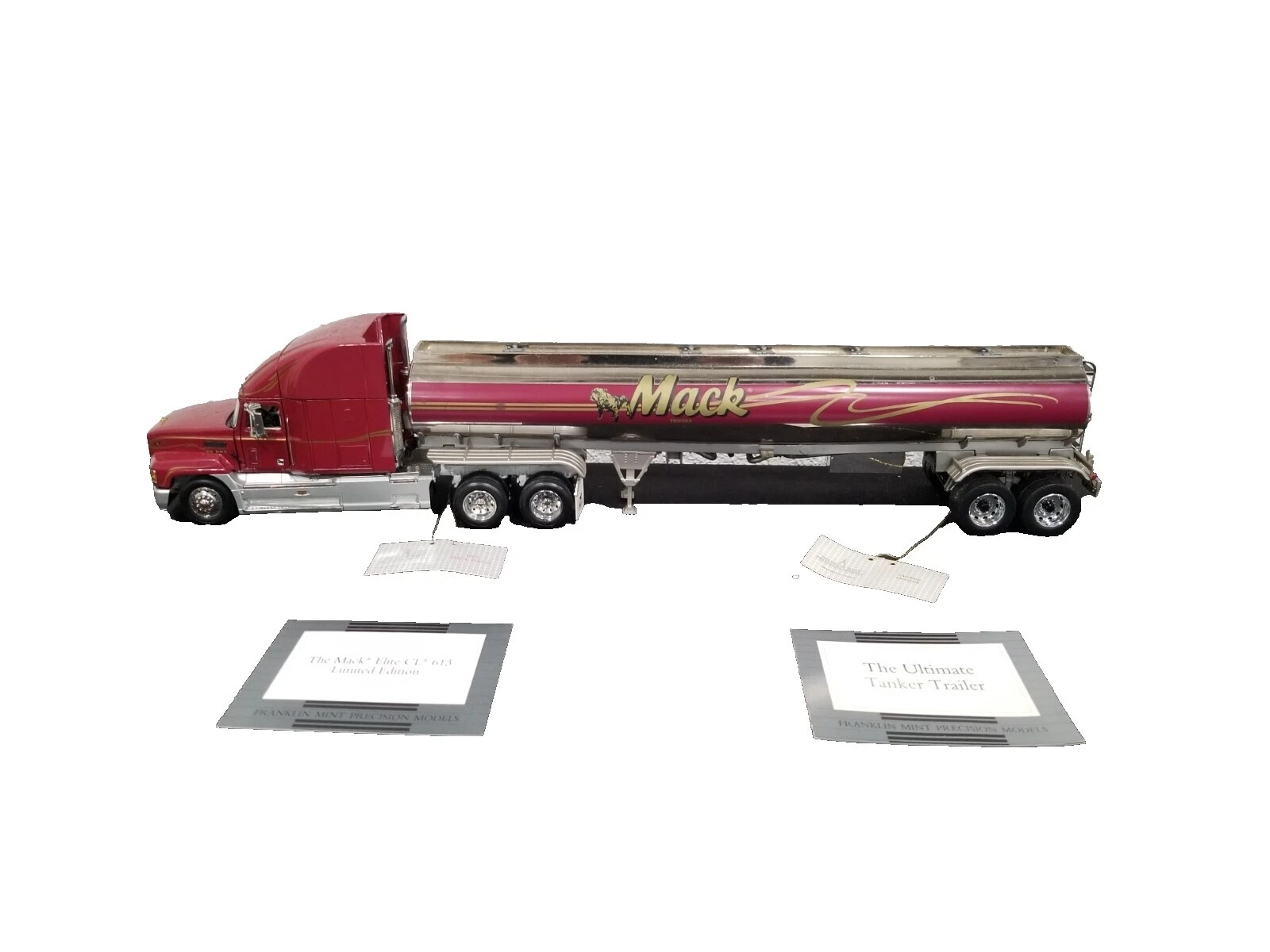 Franklin Mint Contemporary Manufacture Diecast Tanker Trucks