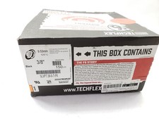 Funda de cable trenzada Techflex, diámetro interior de 3/8 pulgadas, diámetro máximo del paquete de 0,375 pulgadas 150F