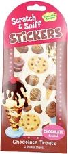 Scratch & Sniff Chocolate Scented Stickers Pack - FREE SHIPPING - FREE SHIPPING