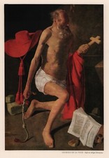 Lithografie 1966: Malerei, Georges de la Tour Die Buße des heiligen Hieronymus