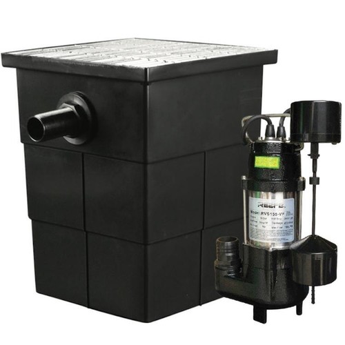 Domestic Stormwater Pump Pit with Sump Pump - 3 Pit Sizes + 5 Pump ...