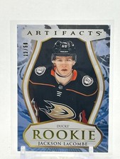 2023 Upper Deck Artifacts Hockey Jackson LaCombe Rookie /50 Ducks SP