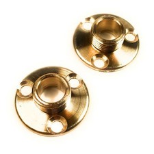 1/2" Brass Back Plate Lamp Holder Fitting (Pack of 2)