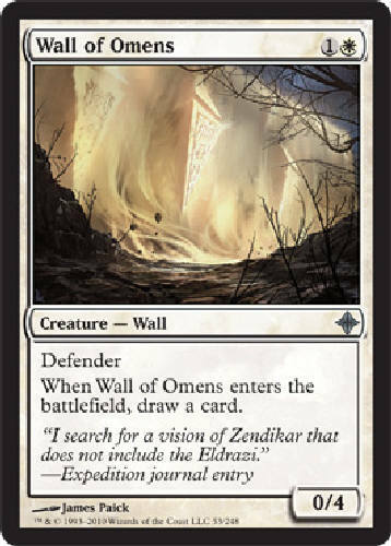 WALL OF OMENS X4 4 4X Rise of the Eldrazi MTG Magic the Gathering Cards DJMagic - Bild 1 von 1