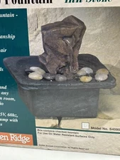Tabletop Fountain Desktop Electric Water Rockery Garden Ridge New Open Box