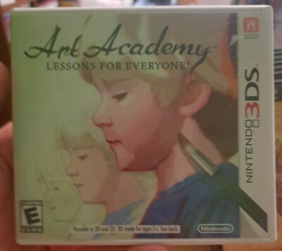 Nintendo 3DS - Art Academy Lessons For Everyone Complete CIB RARE!
