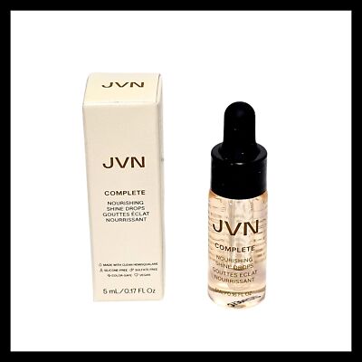 JVN Complete Nourishing Shine Drops 0.17 FL. OZ. / 5mL Mini Travel Size