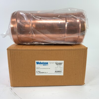 Nibco Webstone 911215XLC Copper Tee 4'' Press Pro-Connect