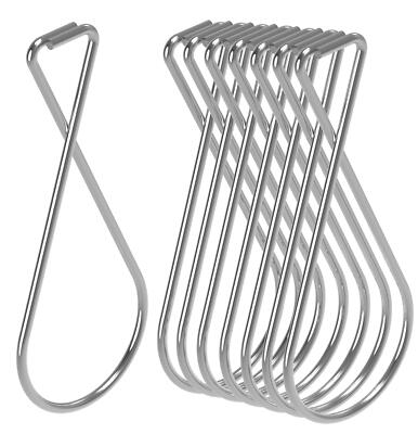50 Pack Drop Ceiling Hook Clips, Heavy Duty Grid Hangers for Lights, Decorations