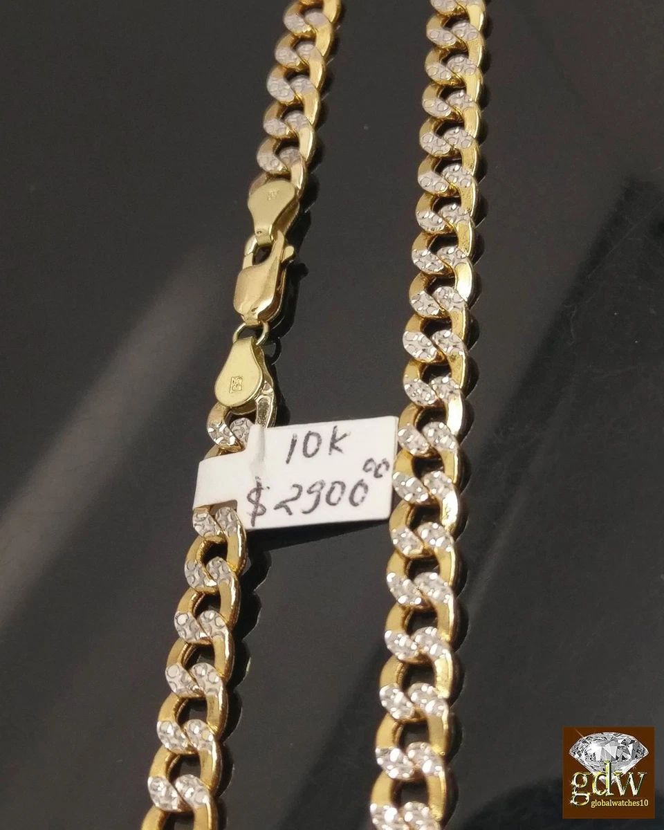 10k diamond cut cuban link chain deals