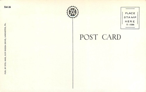Tarjeta postal holandesa de saludos de niños Amish Bridge de Soudersburg - Imagen 2 de 2