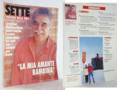 Seven (Corriere della Sera) No. 25 - 1994 - Gabriel Garcia Marquez - Magazine