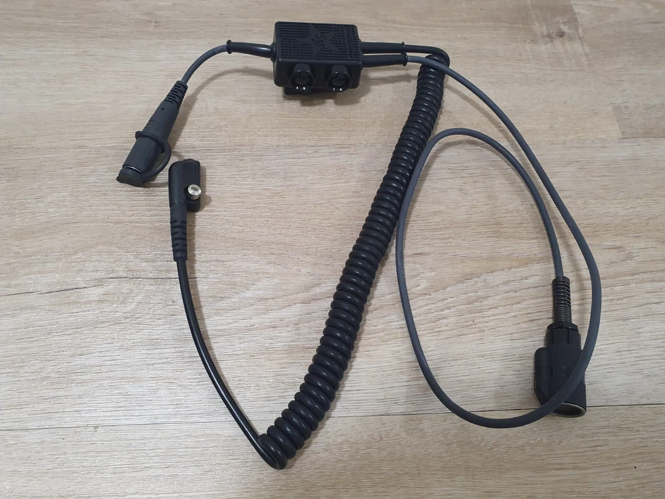 Atlantic Signal PTT Push to Talk Nexus Single Com Headset Adapter J11 Peltor ACH