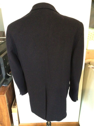 Macy’s Club Room 100% Camel Hair Navy Sport Coat Jacket Winter Weight Sz 42L - Picture 4 of 8
