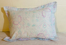 Pottery Barn Kids Purple Butterflies ONE Standard Sham 100 Cotton