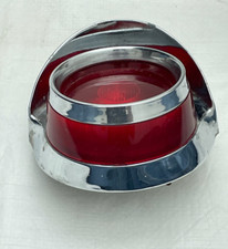 Nos Gm 1956 Pontiac Taillight Lens Base Tail Light Lamp Chrome Housing Bezel