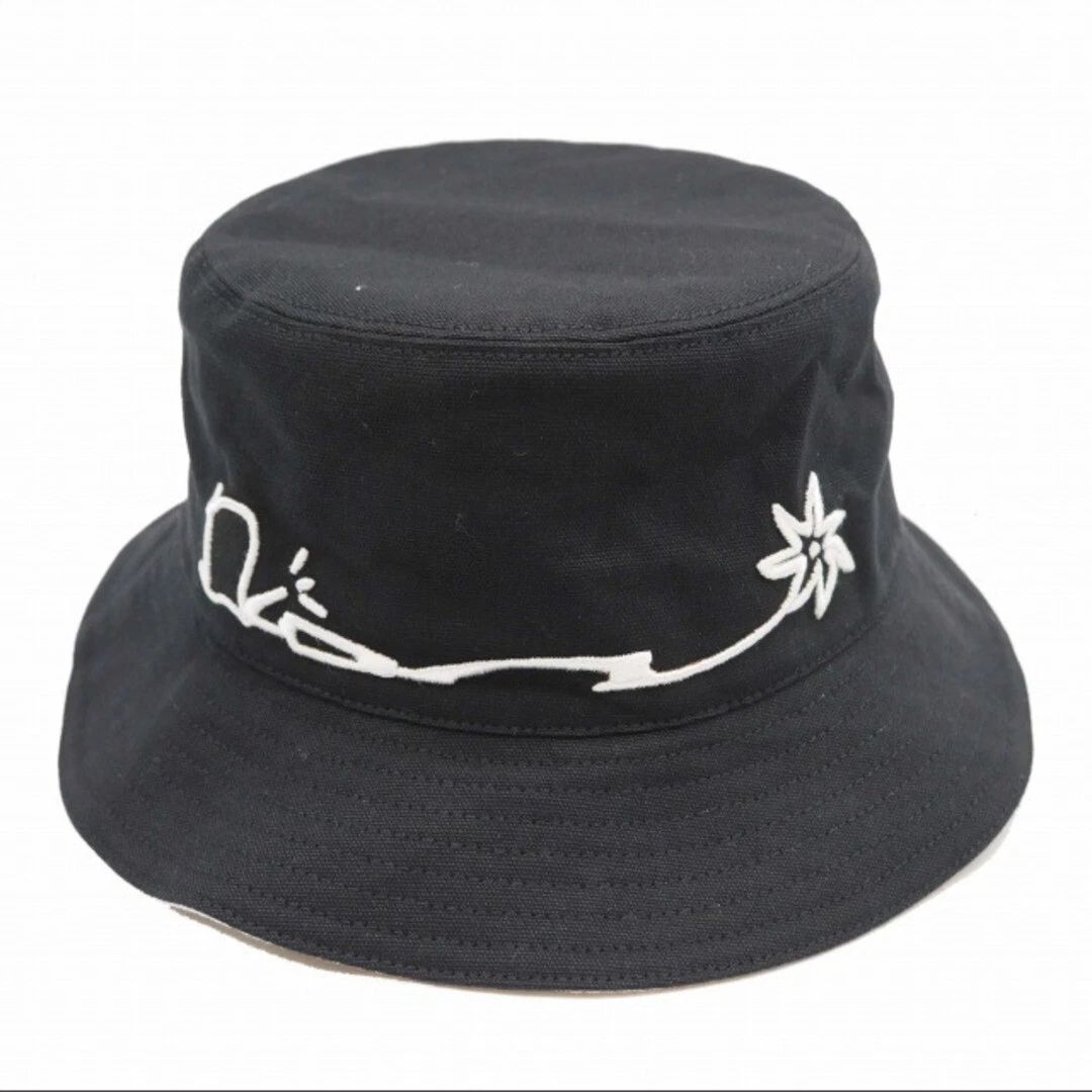22aw Dior x Travis Scott Cactus Jack Bob chapeau logo broderie seau toile occasion