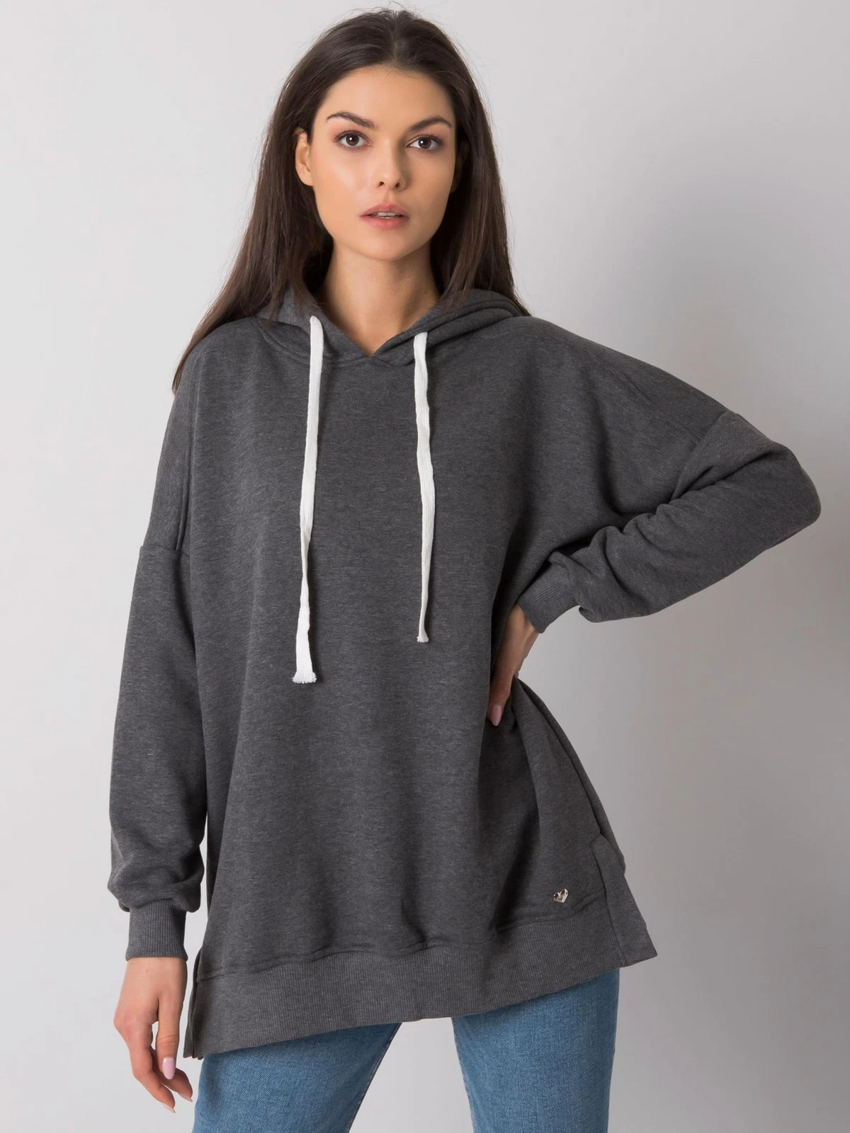 VETEMENTS Maglione donna pullover felpa con cappuccio