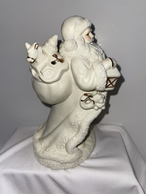 2体セット　WONDER CHRISTMAS CHRISTMAS WONDER SET OF 2 PORCELAIN CHRISTMAS TREE & SANTA TABLE