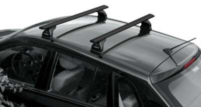 Black Wing Roof Bars For Opel MOKKA 2012-2016 with Flush Rails