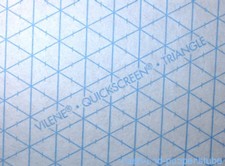 1 m Rasterquick Dreieck, 90 cm breit, Vlieseinlage  für Patchwork, Vlieseline,