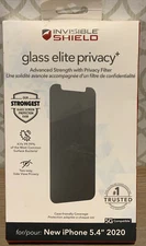 🍒 Zagg Invisible Shield Glass Elite Privacy+ For Apple iPhone 5.4 2020
