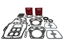 2 STANDARD PISTON RINGS & GASKET SET WITH CRANKSHAFT SEALS FH601V FH641V FH680V