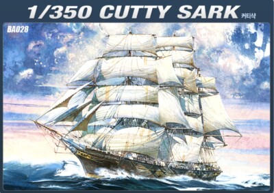 Academy 1/350 Clipper Ship Cutty Sark Plastic model kit #14110