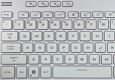 ASUS ROG Zephyrus G14 | WHITE INDIVIDUAL KEYBOARD KEYS KEYCAPS