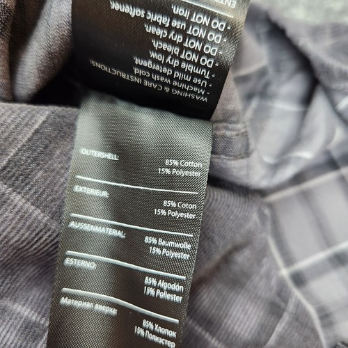 Klim Shirt Mens Medium Plaid Garns Cord Button Up Outdoor Pocket Technical Ride - Picture 4 of 9