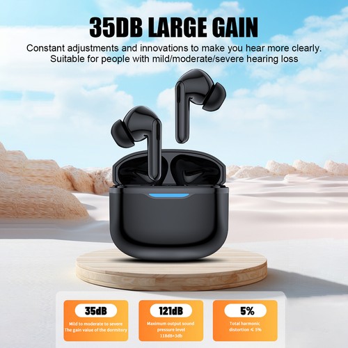 Digital Hearing Aids Invisible Noise Cancelling 32 Channels Sound Amplifier Gift - Picture 9 of 24