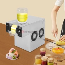 Commercial Snowflake Icemaker , Electric Snow Ice Machine Silver