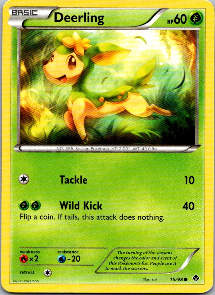 Deerling 15/98 Emerging Powers Common Regular NM/LP
