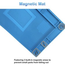 Soldering Mat Electronics Repair Mat, Silicone Work Mat Heat Resistant 932 F,