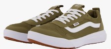 VANS SHOES MESH GOTHIC OLIVE/WHITE UK SIZE 7.5 EUR 41.0