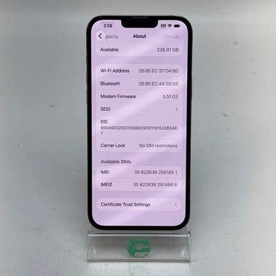 Factory Unlocked Apple iPhone 13 Pro Max 256GB Alpine Green MNCF3LL/A
