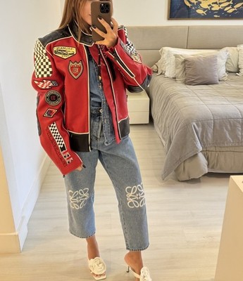 Balmain Leather Jacket – Miami F1 Special Edition Size 48, Unisex
