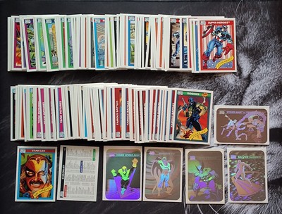 1990 Marvel Universe Series COMPLETE SET #1-162 + 5 Holos ''vintage'' ''MINT'' RARE