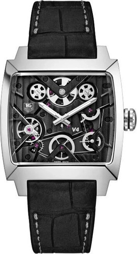 Tag Heuer Monaco V4 Limited Edition Black Skeleton Men's Watch WAW2080.FC6288