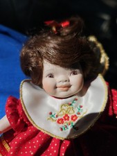 Pauline Bjonness Jacobsen Porcelain Doll 7" ANGEL Wings Paulinette Artist Dolls