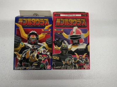 Power Rangers Lost Galaxy Gingaman MiniPla Bulltaurus Set Bull Noir En Boîte ... - Photo 1/2