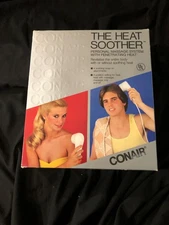Conair Heat Soother Massager DH30 - 4 Attachments - 4 Settings - New 1980's 