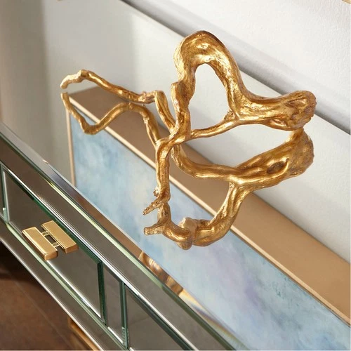 Cyan Design 09132 Drifting Gold 14 X 10 inch Sculpture, Small - Picture 4 of 11